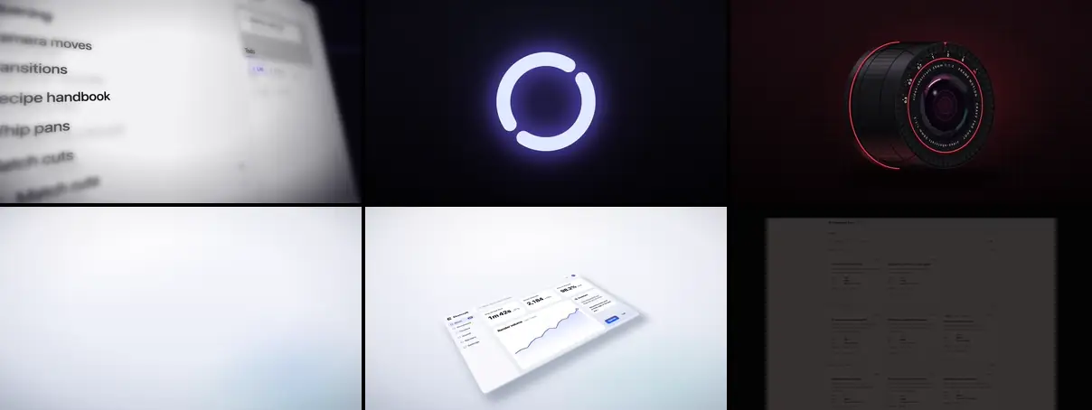 갤러리 샷 여섯 장면을 모은 표지